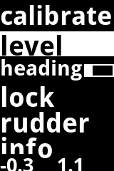 pypilot calibrate menu