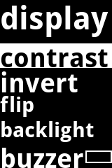 pypilot display menu