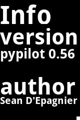 pypilot info menu
